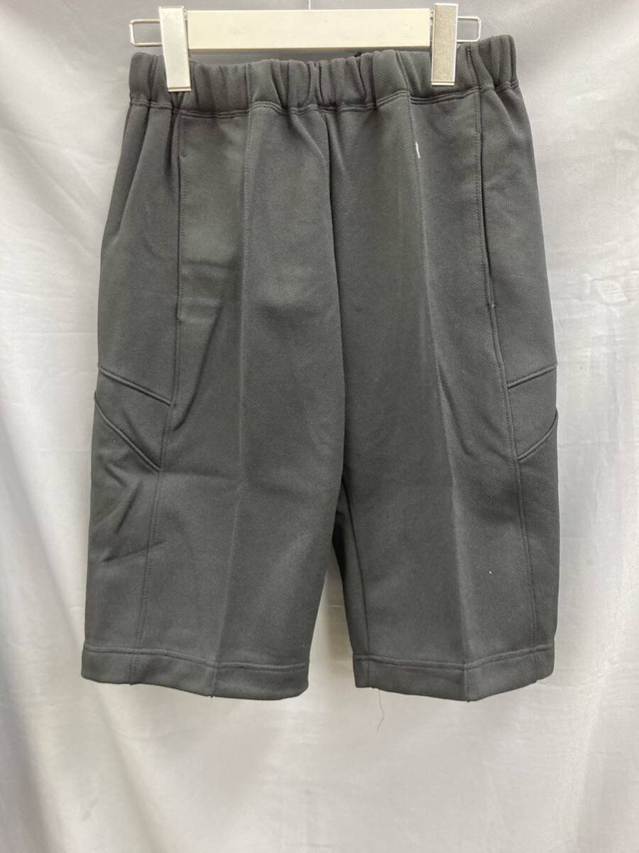 22-17 メーカー不明 体操服 短パン 3Lサイズ ブラック スポーツ ウェア 短パン ハーフ パンツ 体操着 コスプレ 昭和 レトロ 黒拍卖