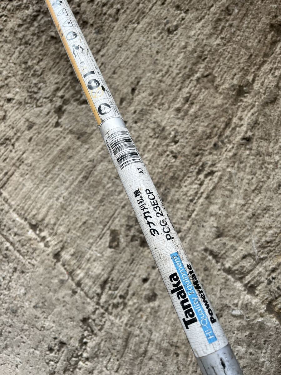 草刈機刈払機部品パーツ パイプ/シャフト パイプ径24mm シャフト径7mm ギア歯数7山 パイプ約150cmシャフト153cmタナカ PCG23ECP拍卖