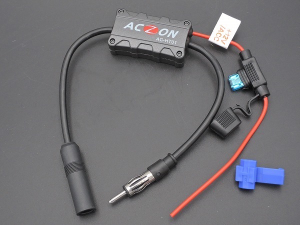 送料無料 FMラジオ アンテナ 受信 アンプブースター 12V FMアンテナブースター【044】拍卖