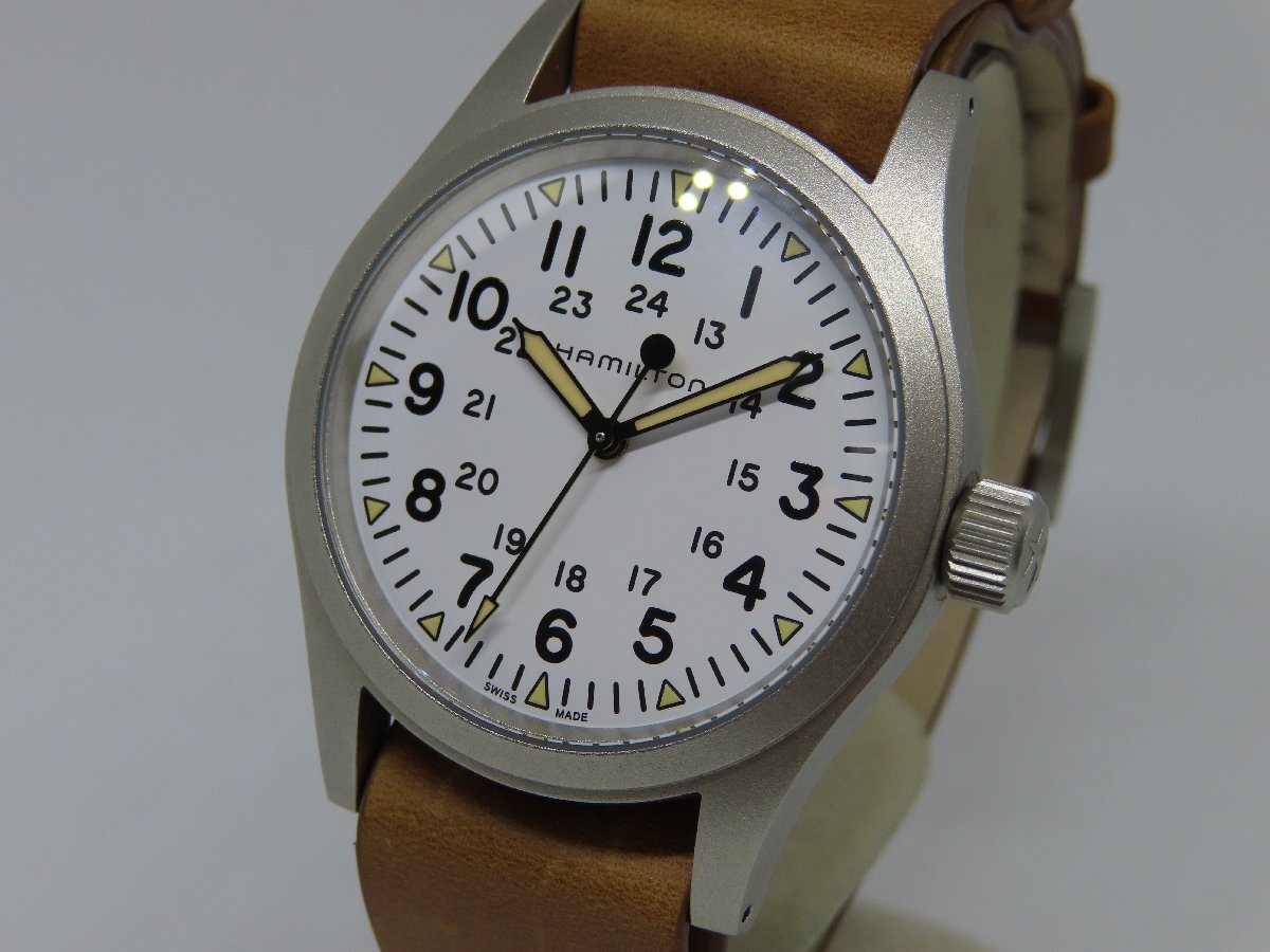 【美品】HAMILTON ハミルトン カーキ フィールド メカニカル H69439511 手巻き メンズ腕時計拍卖