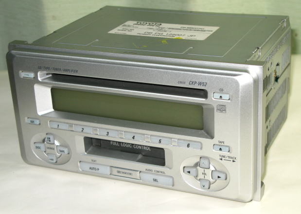 パイオニア FH-M8077ZT ( CKP-W52 ) CD / カセットテープ プレーヤー トヨタ車専用 現状動作未確認 中古拍卖