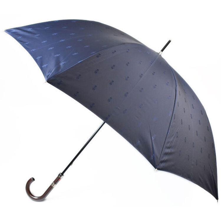 メンズ 傘 雨傘 長傘 ポロ ラルフローレン ブランド ポロベア ジャガード デザイン 65cm 紺 ネイビー拍卖