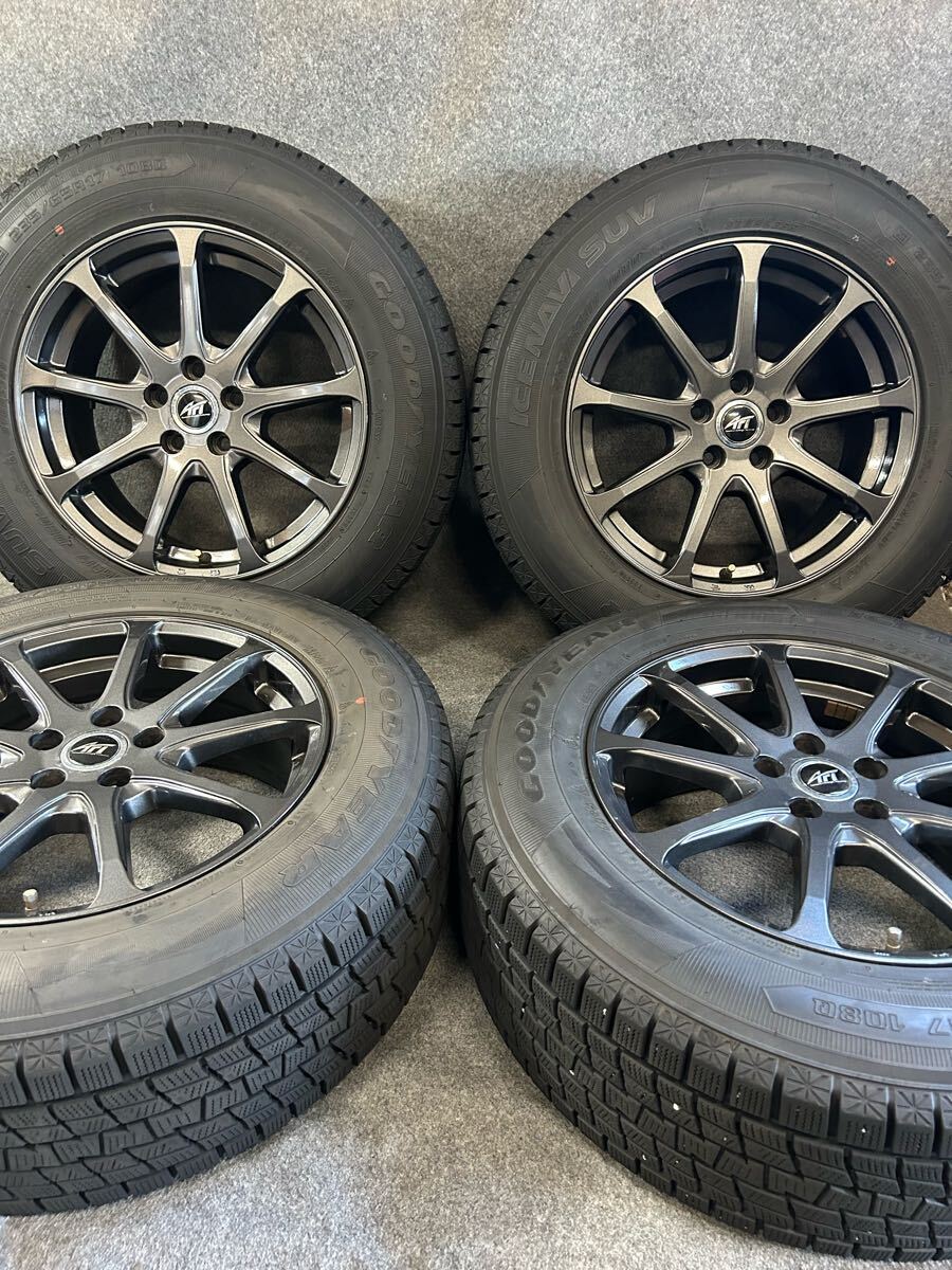 235/65R17 GOODYEAR/ICE NAVI SUV 2019年 AFT 17インチ 7.5J +52 108 5H スタッドレス VOLVO ボルボ XC60 4本拍卖