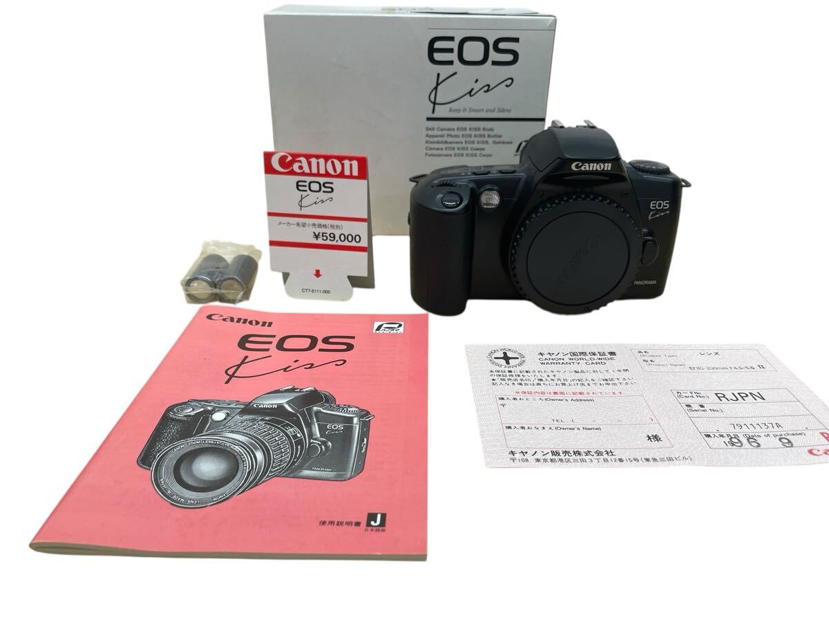【未使用品】Canon EOS Kiss Panorama ボディ パノラマ機能付 フィルム一眼レフ 拍卖