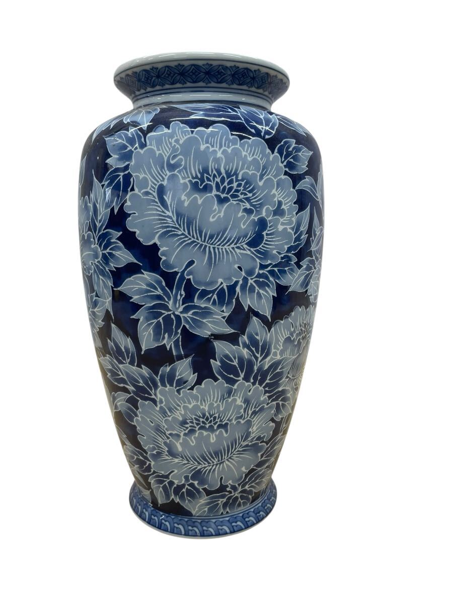 有田焼 花瓶 壺 印章あり 和洋どちらも馴染む装飾花瓶 陶磁器 花入  工芸品  陶器 置物 インテリア フラワーベース 花器拍卖