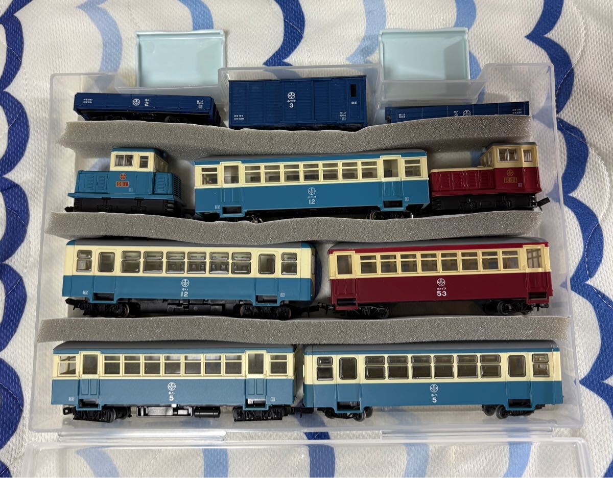 鉄道 コレクション HO ナロー 猫屋線 9両(M2両)+オマケ ディーゼル 機関車 DL 気動車 貨車 貨物 軽便 列車拍卖