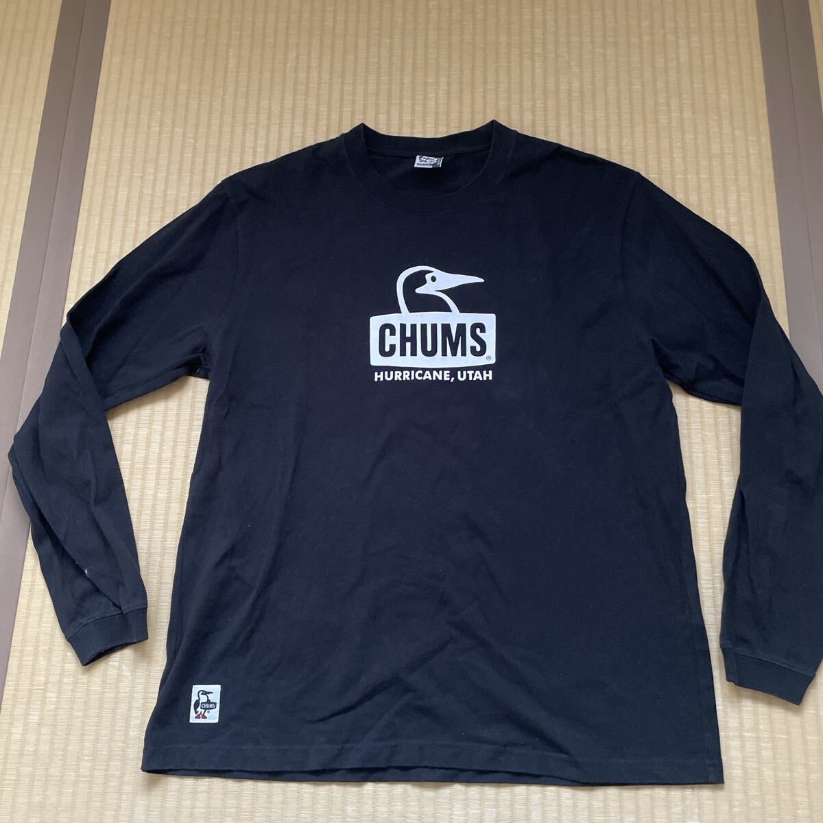 チャムス Tシャツ CHUMS 長袖Tシャツ chums ロンT Chums ロングスリーブTシャツ ロゴTシャツ拍卖