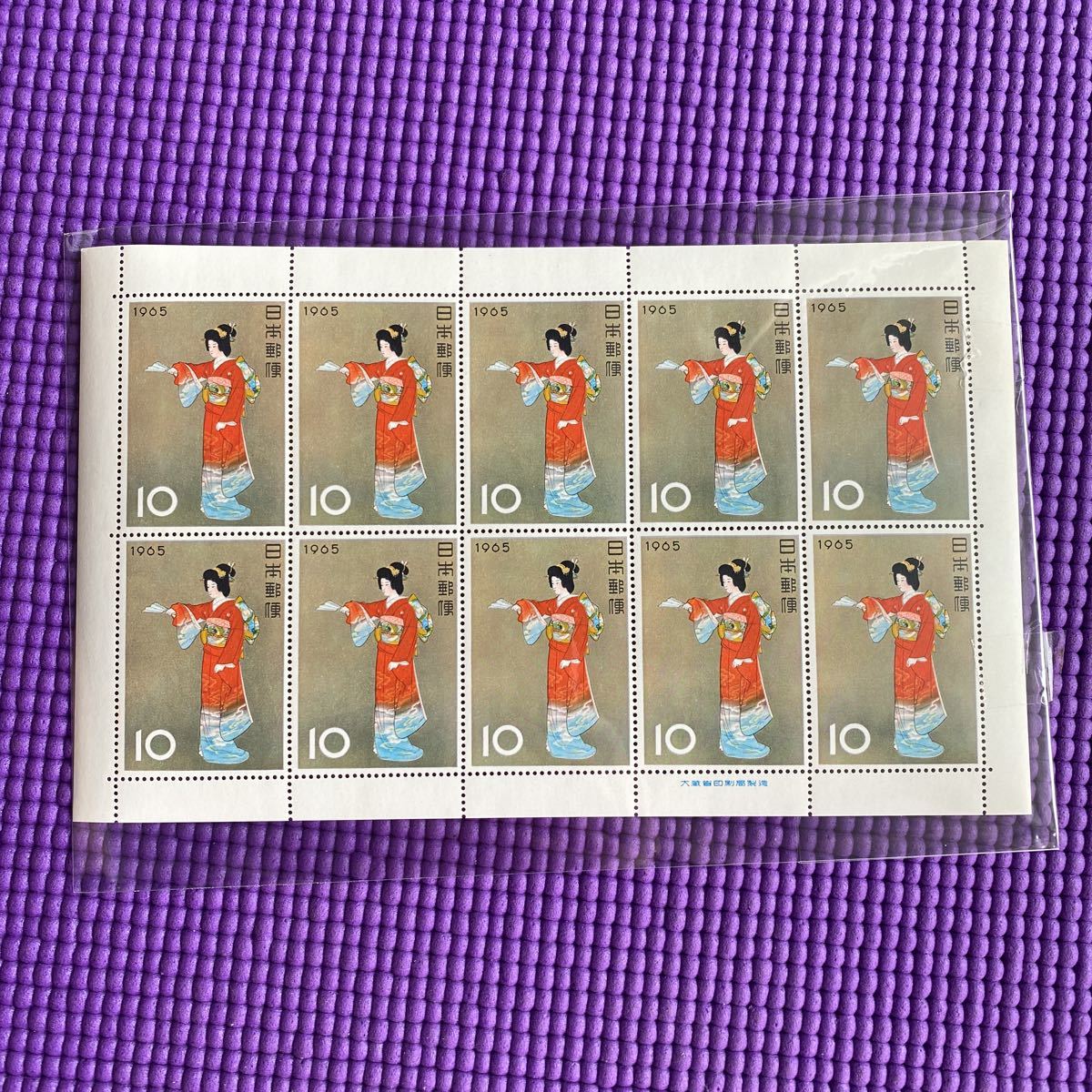 序の舞 切手趣味週間拍卖