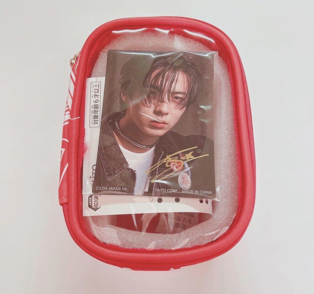 LIL LEAGUE 箔押しサイン入りカード付属 クリアポーチ 中村竜大拍卖