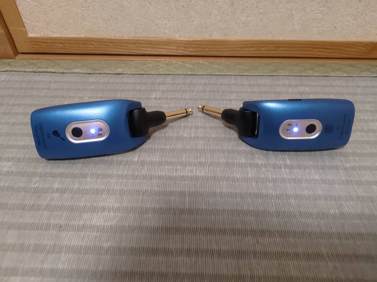 1円スタート! ギターワイヤレスシステム ギター ワイヤレス コードレス エレキギター ベース USB 充電 コンパクト 小型 エレアコ拍卖