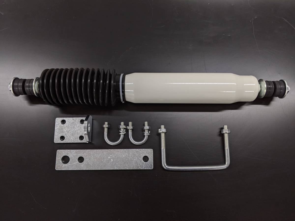 取付説明書付き♪ ◆ブラックブーツ ジムニー ステアリングダンパー ジャダー/シミー対策 SJ30 JA11 JA22 JB23 新品未使用 拍卖