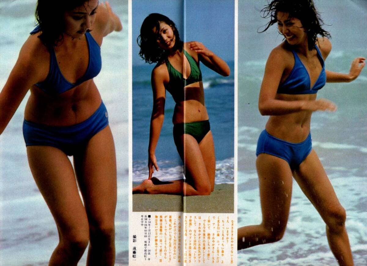 s3879 平凡パンチ 1977年 昭和52年 片平なぎさ 由美かおる キャンディーズ 山形芙美 マイレデール 浅川まゆみ 志麻いづみ 飛鳥裕子安部則子拍卖