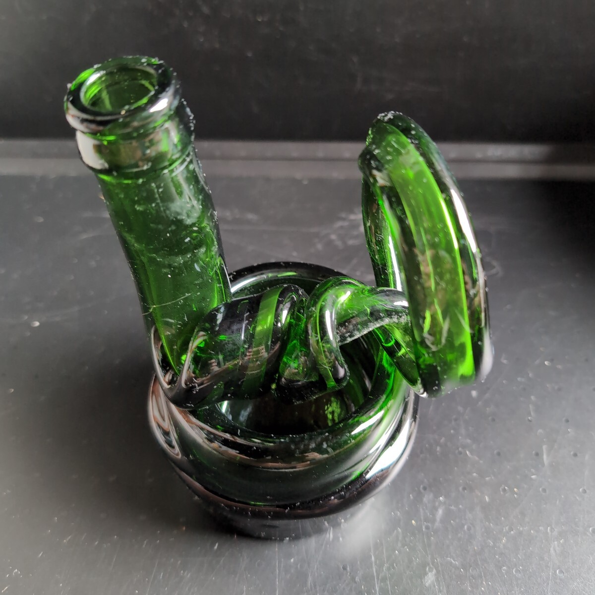 ●未使用品●ガラス製フラワーベース●7拍卖