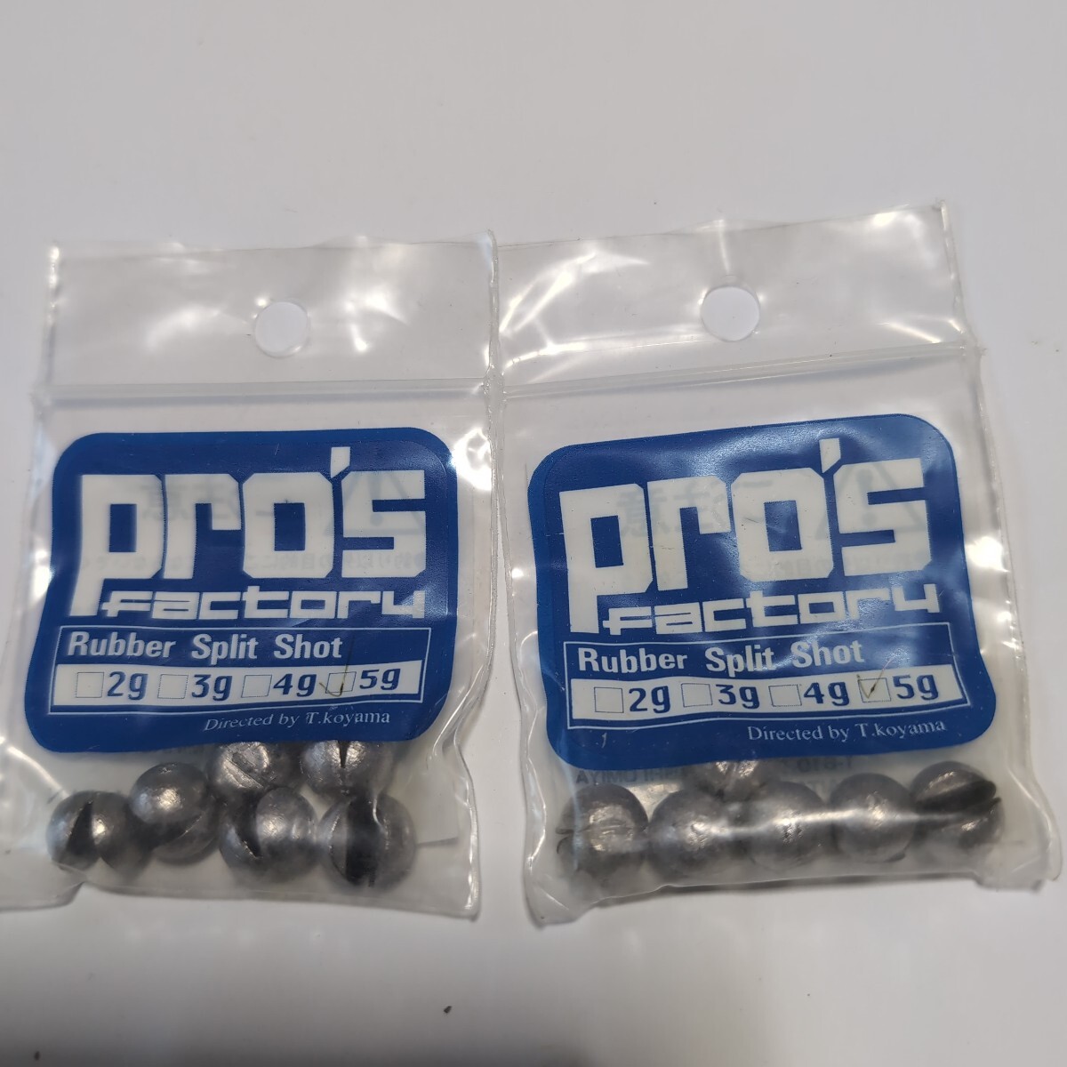 ■新品■プロズファクトリー■ラバースプリットショット■5g、6個入、2パックセット■4拍卖