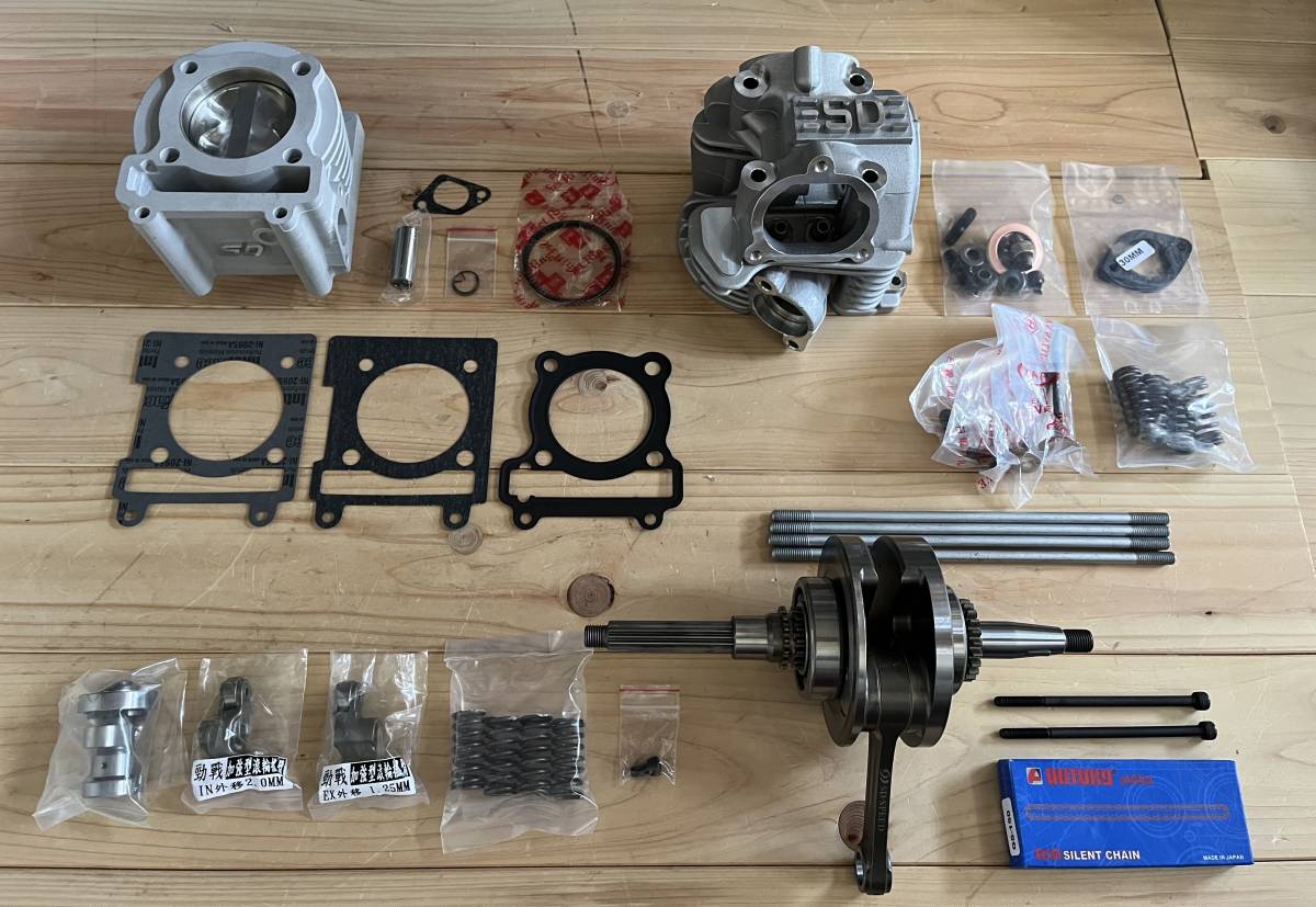 シグナスX 199.8cc エンジンパーツフルセット SE12 SE44J CYGNUS 1型 2型 3型 ボアアップ 63mm ロングクランク 200cc拍卖