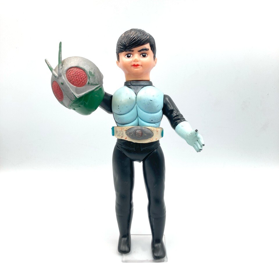 1円〜 旧バンダイ 仮面ライダー 旧1号 面取れ ソフビ スタンダードサイズ 当時物 石森プロ 現状品 ソフビ人形 y81-3750923【Y商品】拍卖