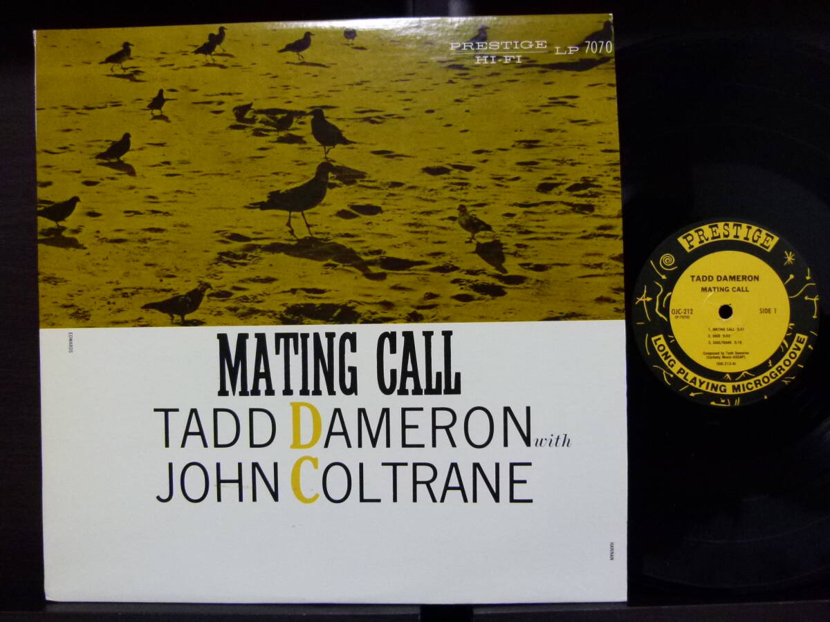 ■激レア■美盤 初期厚紙■TADD DAMERON AND JOHN COLTRANE■MATING CALL■拍卖