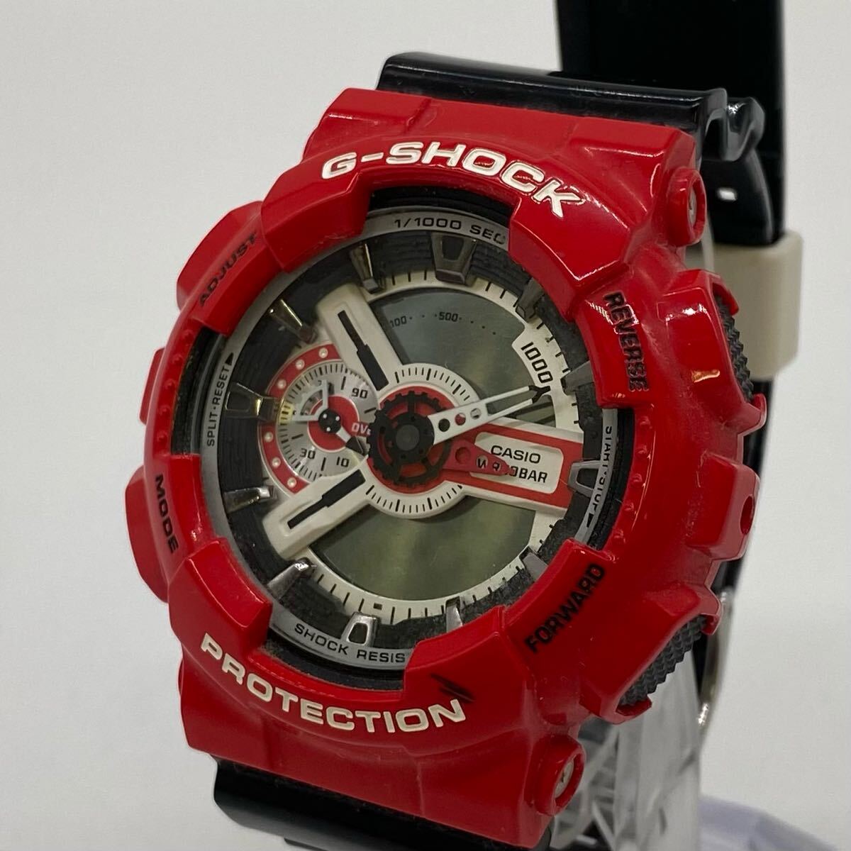 $【売り切り】CASIO/カシオ 腕時計 G-SHOCK GA-110RD アナデジ拍卖
