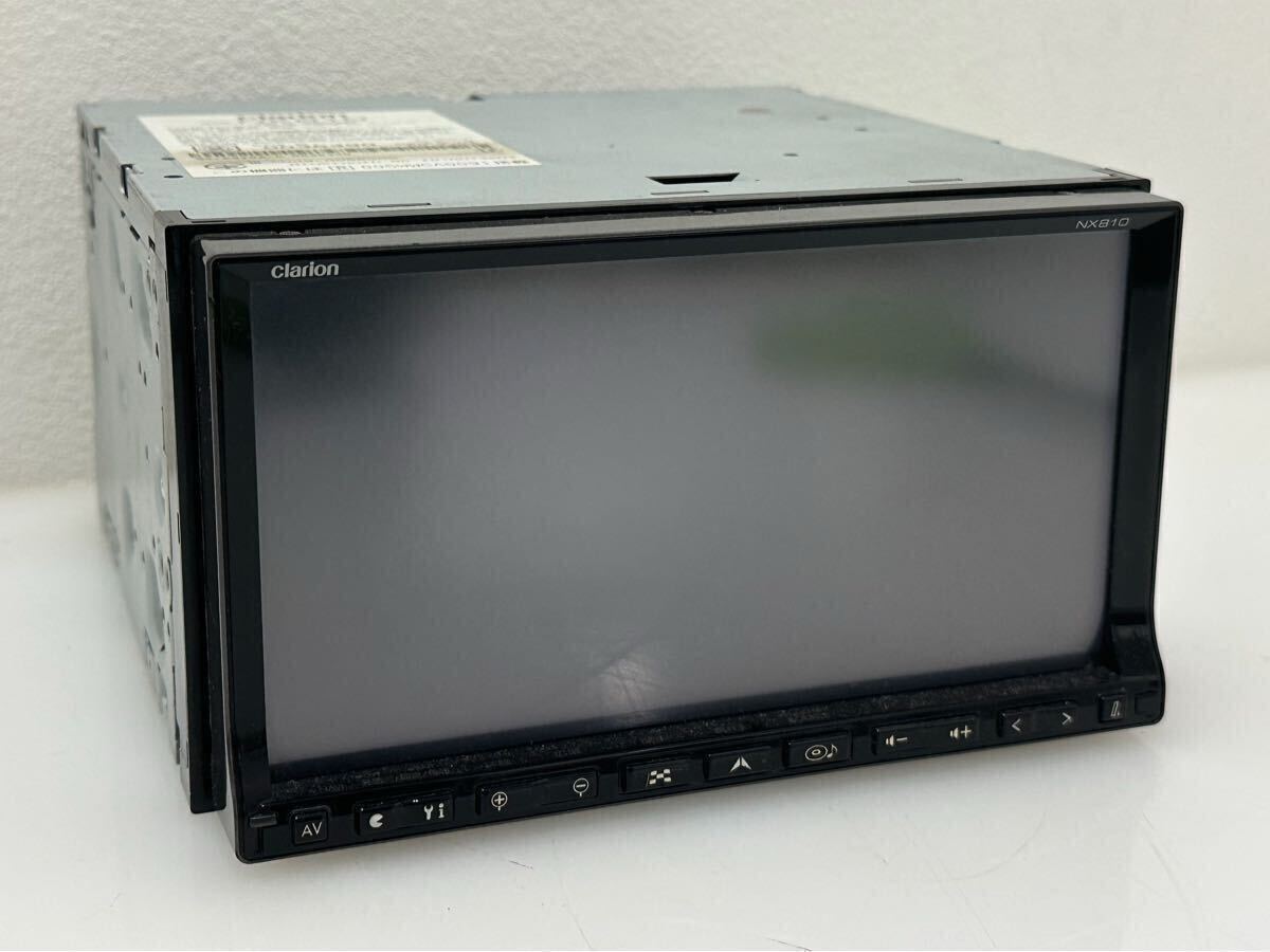 D(0803t5) clarion クラリオン カーナビゲーションシステム カーナビ ナビ NX810 横幅約17.5cm 奥行き約18.3cm 高さ約9.8cm ※動作未確認拍卖