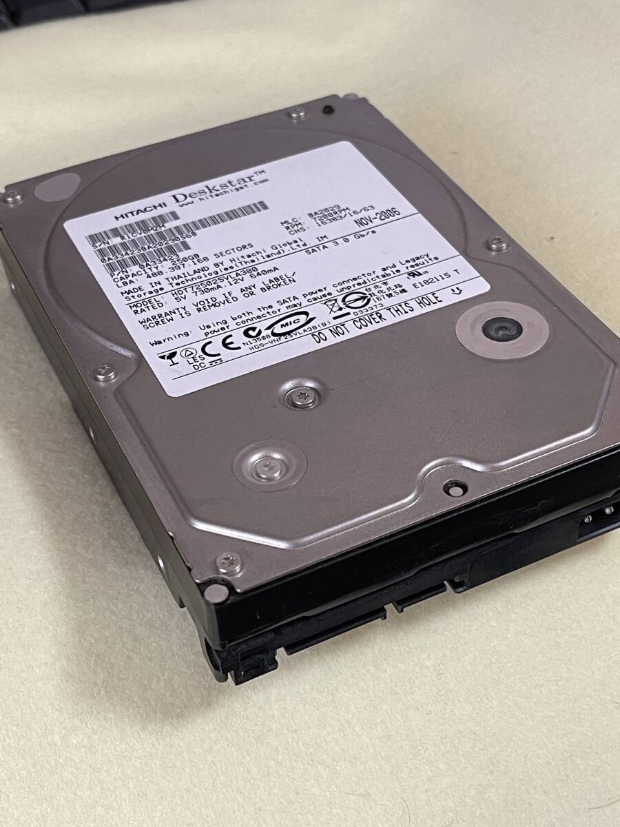 まだまだ現役!信頼のHITACHI製HDD 250GB・高速7200rpm拍卖