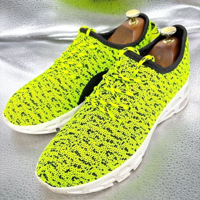 ★BODYMAKER★スニーカー/25.0cm/カジュアルシューズ/スポーツシューズ/ショートブーツ/グリーン拍卖