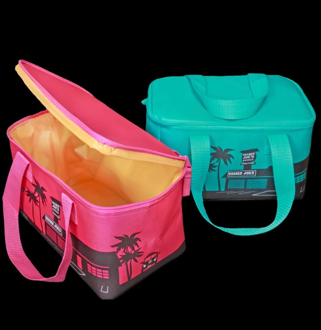 ラスト ★ トレーダー・ジョーズ Trader Joe's ★ ミニ クーラーバッグ  エコバック  ターコイズ ★ 新品未使用拍卖
