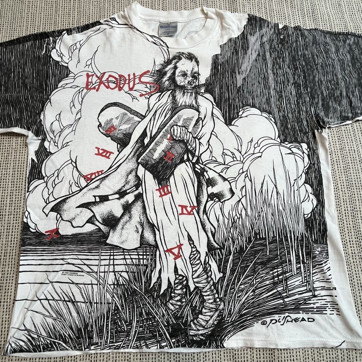 激レア!exodus tシャツ pushead limp bizkit sonic youth NINE INCH NAILS metallica Smashing Pumpkins Nirvana Soundgarden バンドt拍卖