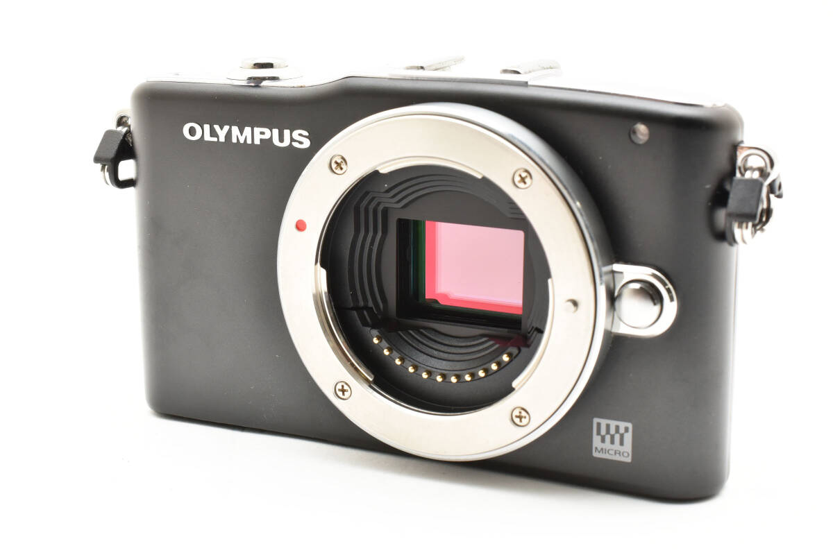 ★ショット数:6,885回!!★ OLYMPUS オリンパス PEN mini E-PM1 ブラック ミラーレス一眼カメラ 現状品 #2930拍卖