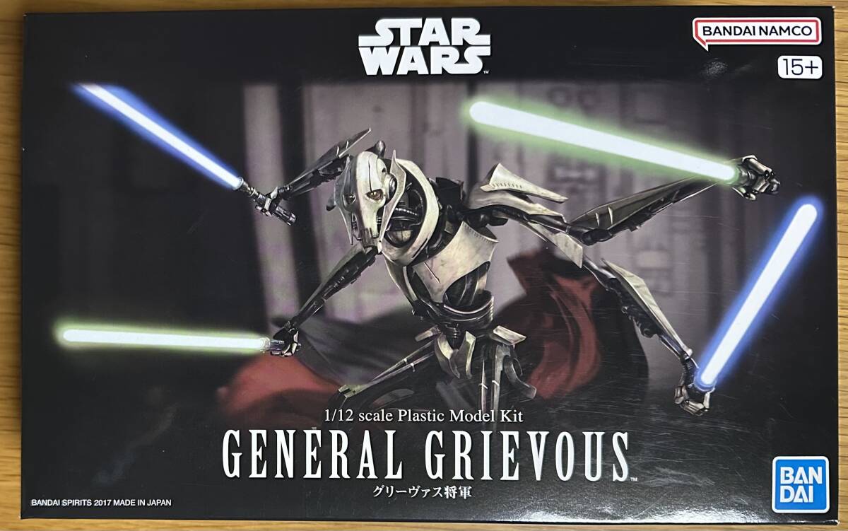 【新品・未組立】『グリーヴァス将軍(GENERAL GRIEVOUS)』 映画「スターウォーズ」 分離主義勢力(独立星系連合) バンダイ 1/12スケール拍卖