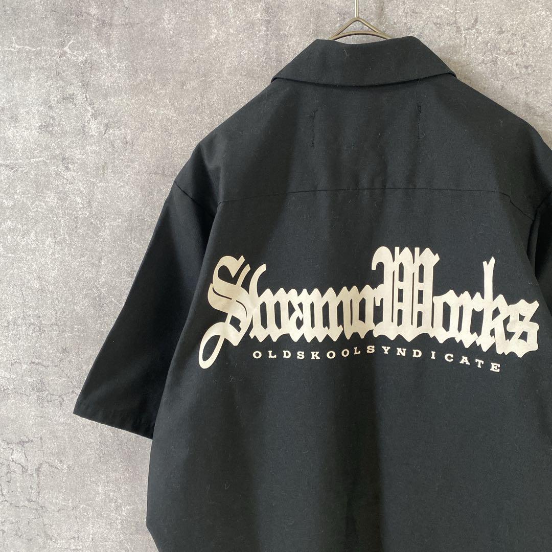 Swamp Works RED KAP製ワークシャツスクエアテイル 半袖Sサイズ拍卖
