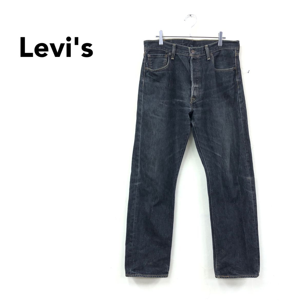 2S3396-J◆Levi's リーバイス 501 デニムパンツ◆ブラック サイズW34L34 カジュアル ジーパン ジーンズ ボトムス 定番 人気 シーズンレス拍卖