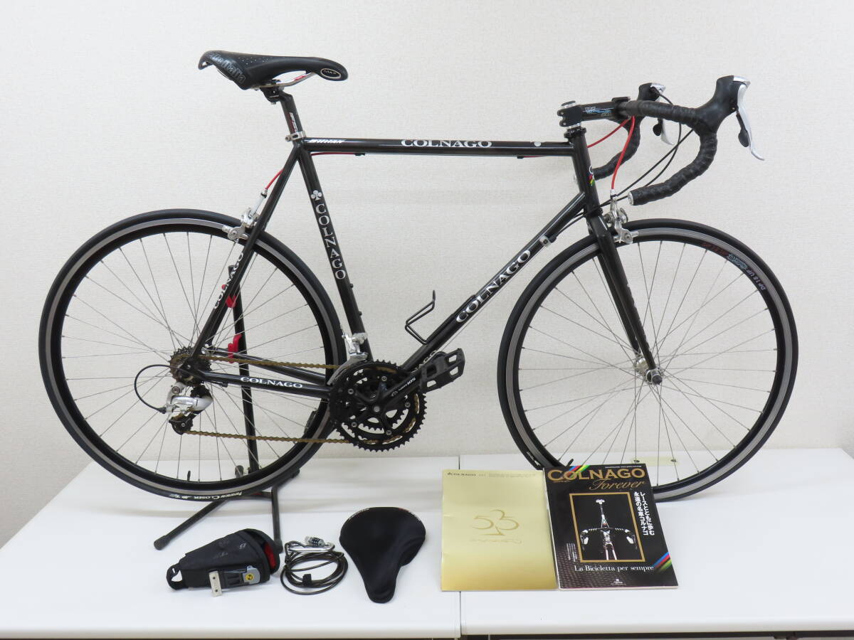 【直接引取限定】 Bititan Colnago 完成車 ビチタン コルナゴ チタン製 カーボンカラー 双胴フレーム 付属品多数付き 希少車 ヴィンテージ拍卖