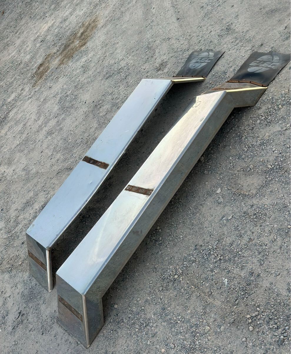 19-38 コダイラ 純正 大型 ダンプ 泥除け フェンダー 10t ダンプ用 ステンレス ロングフェンダー リアフェンダー 泥除け 日野 ふそう ギガ 拍卖