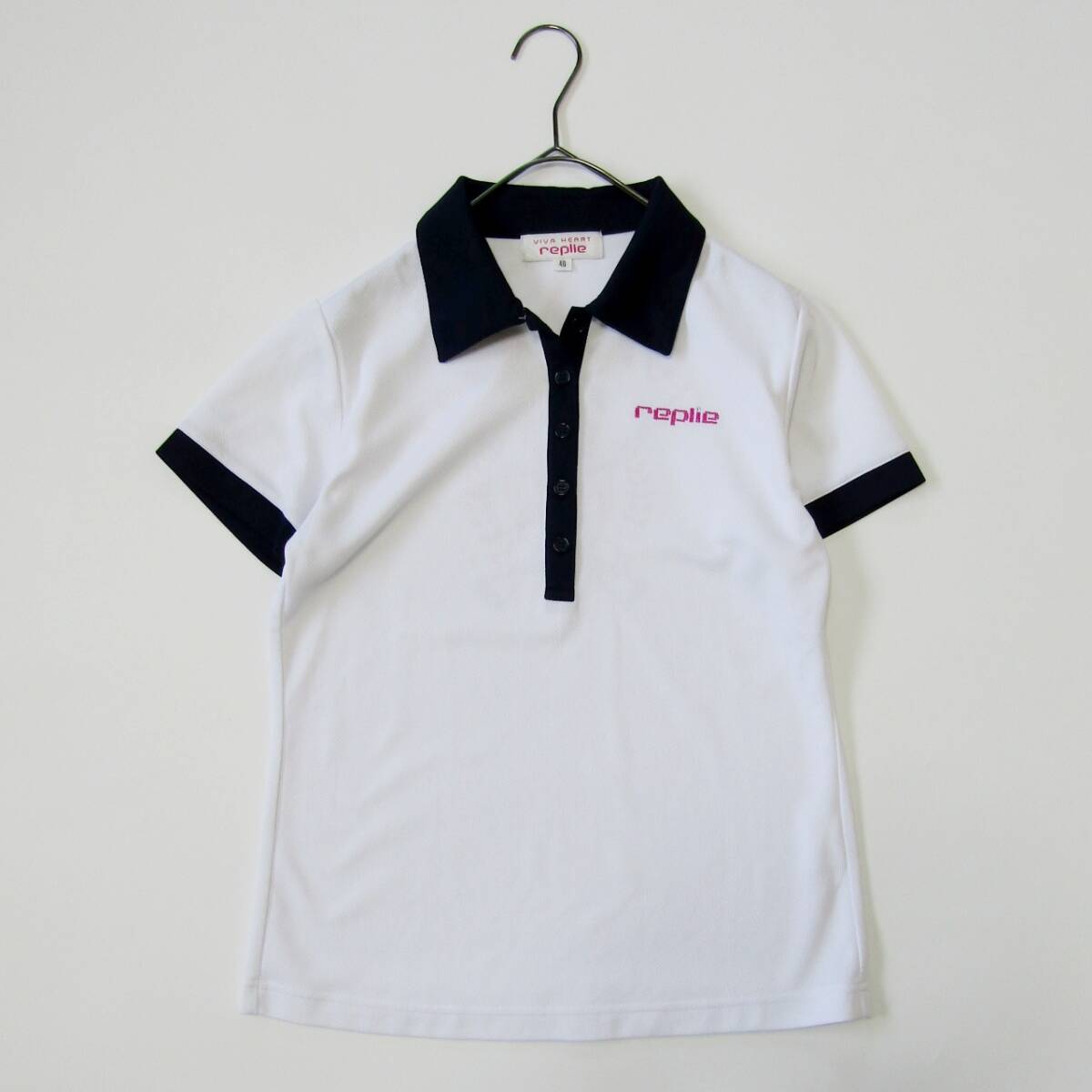 VIVA HEART replie ビバハートリプリエ ポロシャツ サイズ40拍卖