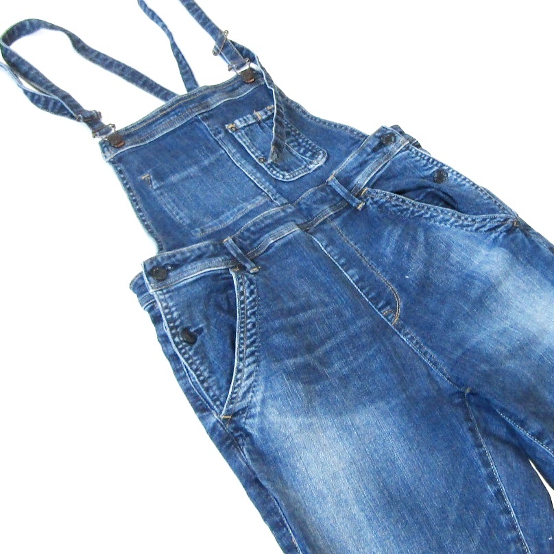 cepoセポ▼ストレッチデニムサロペット▼Mサイズ▼ウエスト約78cm拍卖