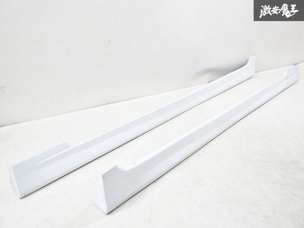【破損無し!】社外 GRX130 GRX133 マークX サイドステップ サイドスカート 左右セット ホワイト系 棚1M12拍卖
