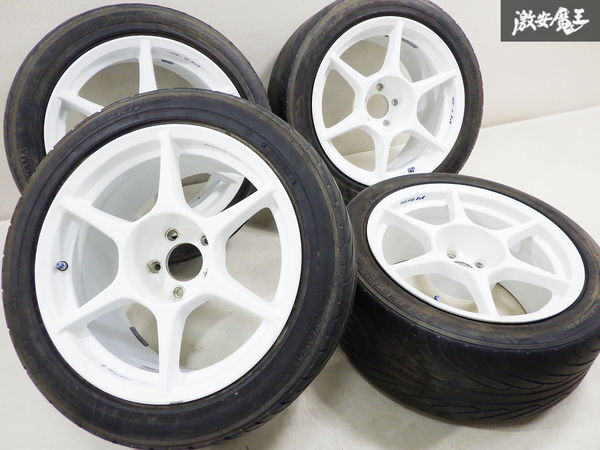 【GT-Rサイズ】Buddy Club バーディークラブ P1 レーシング ホイール 17インチ 9J +17 5穴 PCD114.3 タイヤ BNR32 BCNR33 BNR34 ★ 棚1H24拍卖