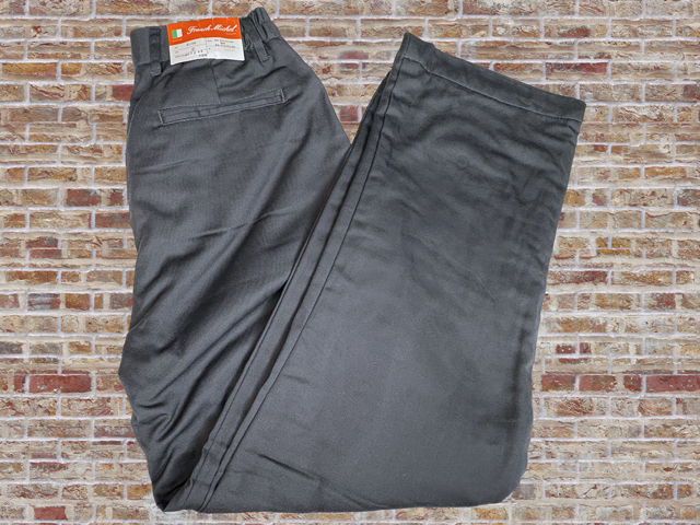 41156-2-nb462 ウエスト66-72 股下68 ダークカラー系 Franck Michel あったか 裏フリースチノパン 拍卖