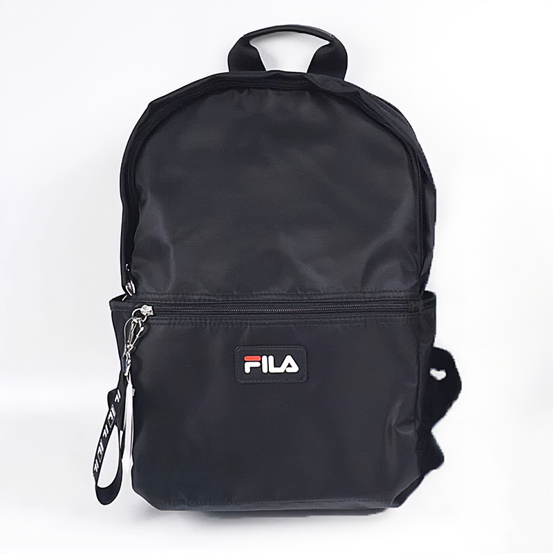 新品 FILA フィラ ユニセックス ロゴパッチ バックパック BPU-3005-BK拍卖