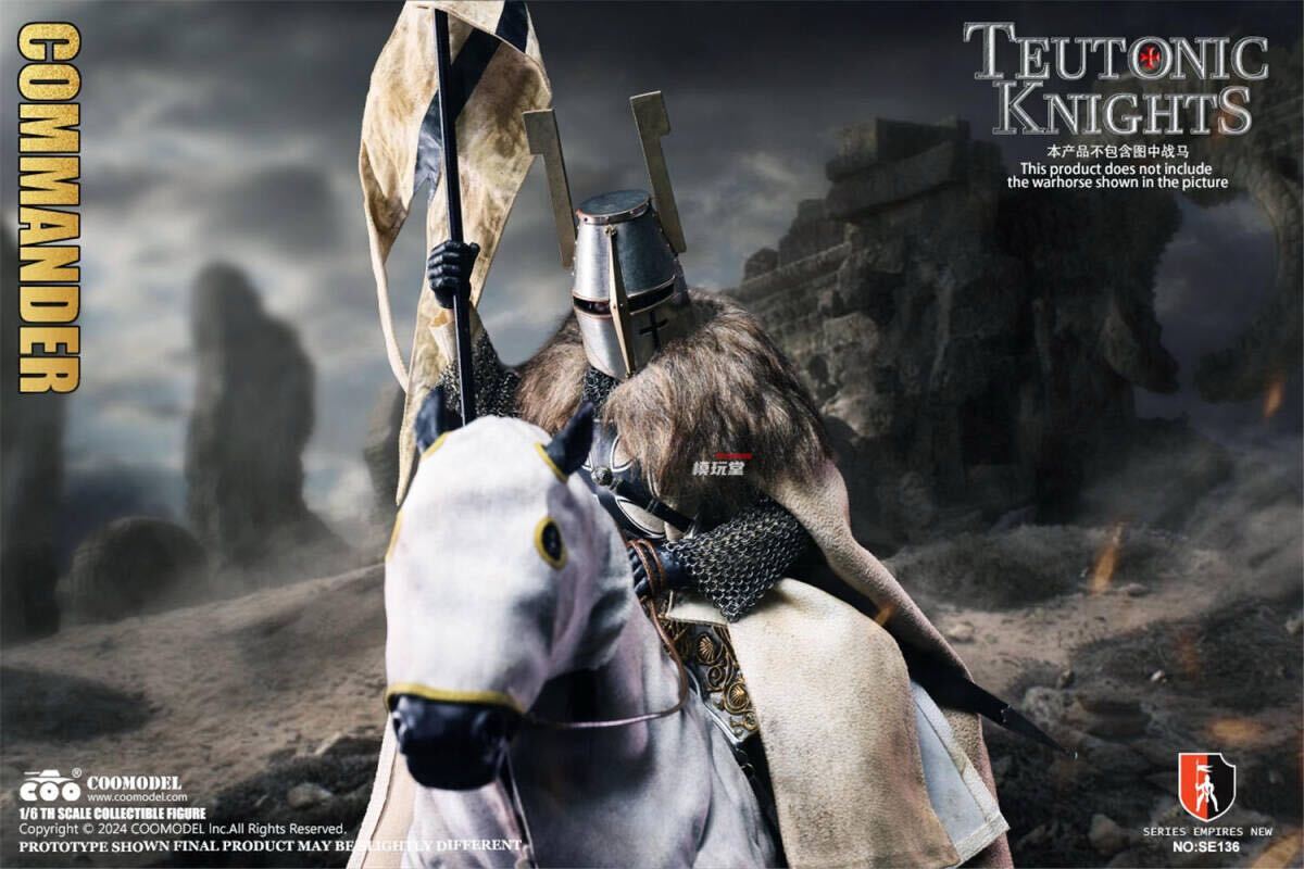 COOMODEL 1/6 テュートニック ナイト コマンダー 洋白.Ver 未開封新品 SE136 Teutonic Knights Holy Land Commander 検) POP COSTUME拍卖