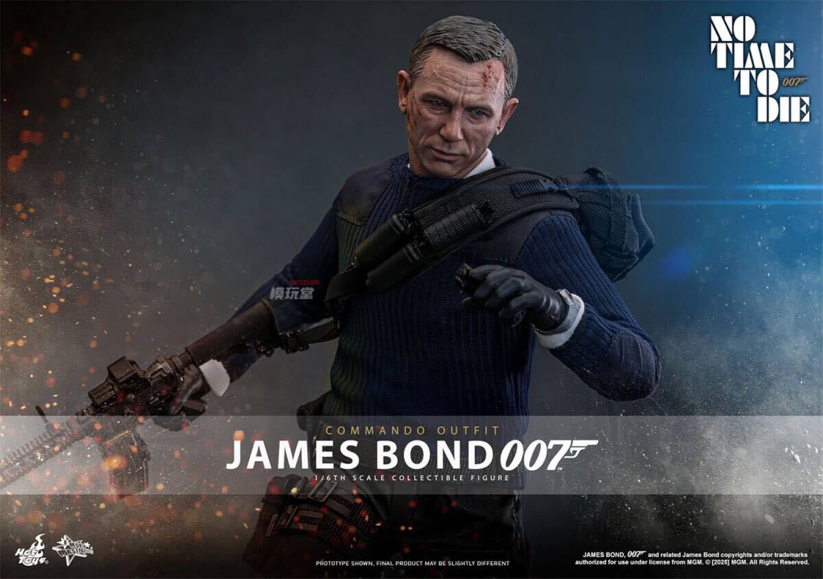 ホットトイズ 1/6 007 ノー・タイム・トゥ・ダイ ジェームズ・ボンド (コマンド・スタイル) 未開封新品 MMS804 007 James Bond Hot toys拍卖
