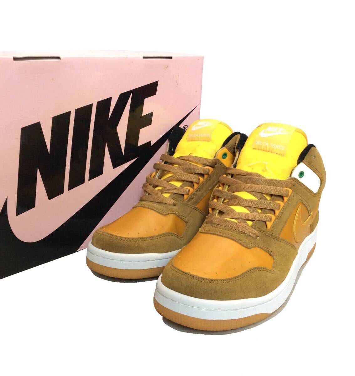 未使用 NIKE ナイキ SB Delta Force 3/4 Supreme Del Sol スケートボーディング デルタフォース スニーカー メンズ 28.5cm拍卖