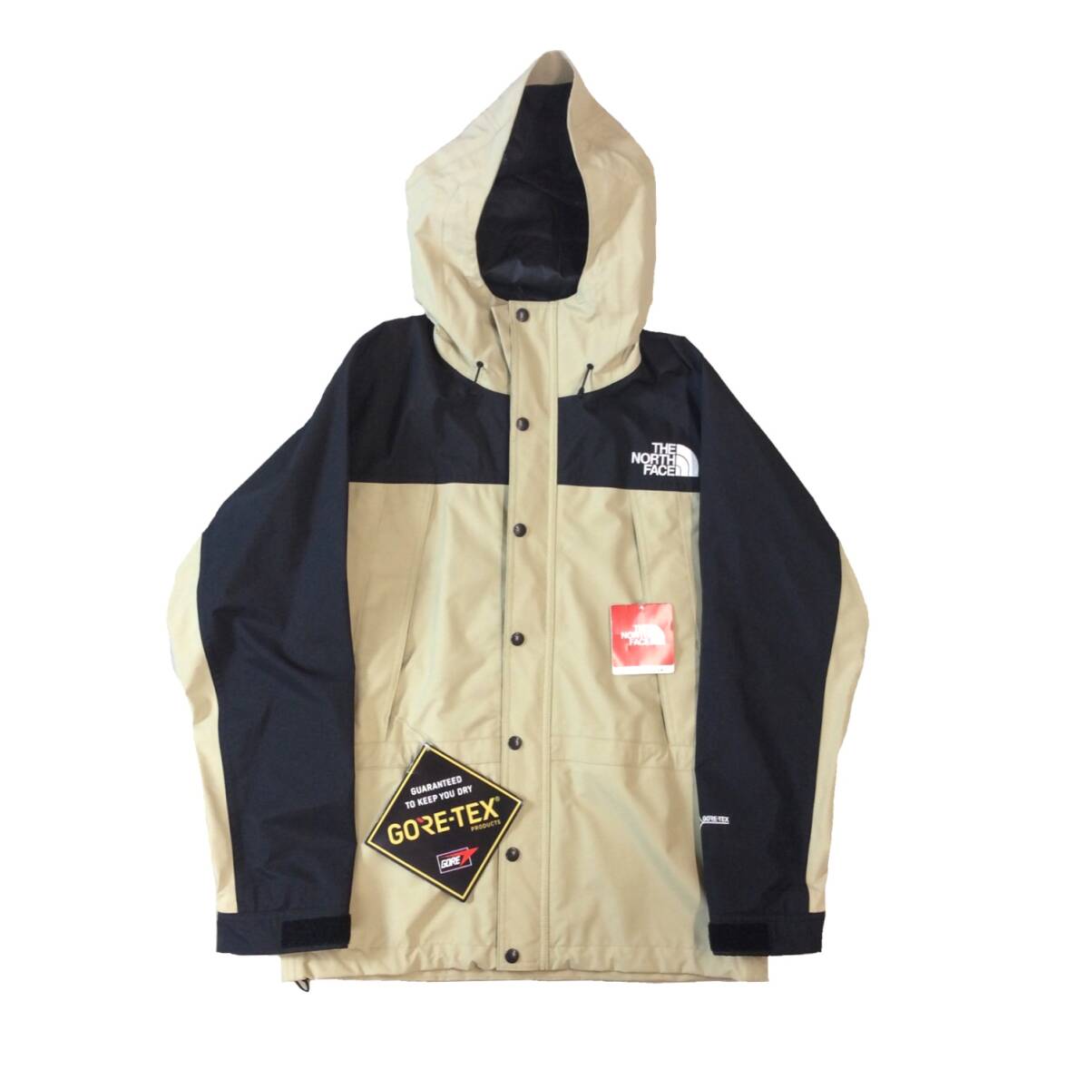 未使用 THE NORTH FACE ノースフェイス マウンテンライトジャケット マウンテンパーカー ゴアテックス ジャケット ツイルベージュ メンズ M拍卖