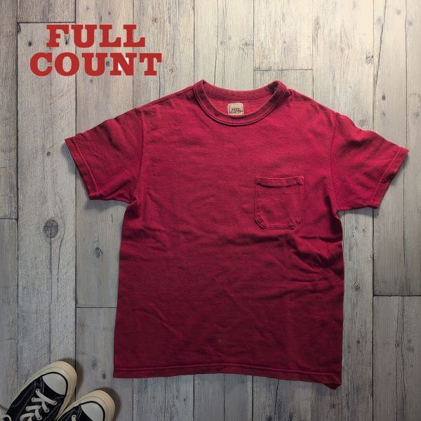 ☆FULLCOUNT フルカウント☆ヘビーウェイト ポケT Tシャツ size【36】 フェード S2485拍卖