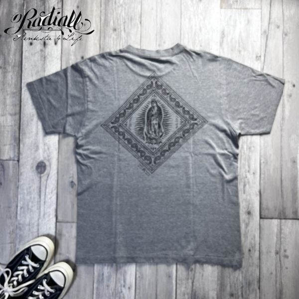 ☆RADIALL ラディアル☆バックプリント マリア Tシャツ size【L】 S2508拍卖
