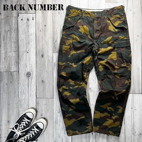 ☆BACK NUMBER バックナンバー☆THE WORLD CHINO USA軍 M-65 ウッドランドカモTYPE カーゴパンツ (M) S2523拍卖