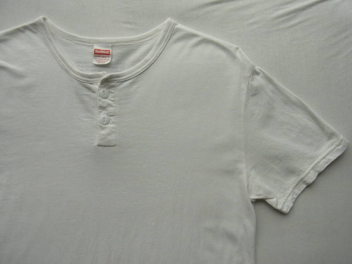 Healthknit × ne'-net ヘルスニット × ネ ネット ヘンリーネックTシャツ サイズ FREE オフホワイト系拍卖