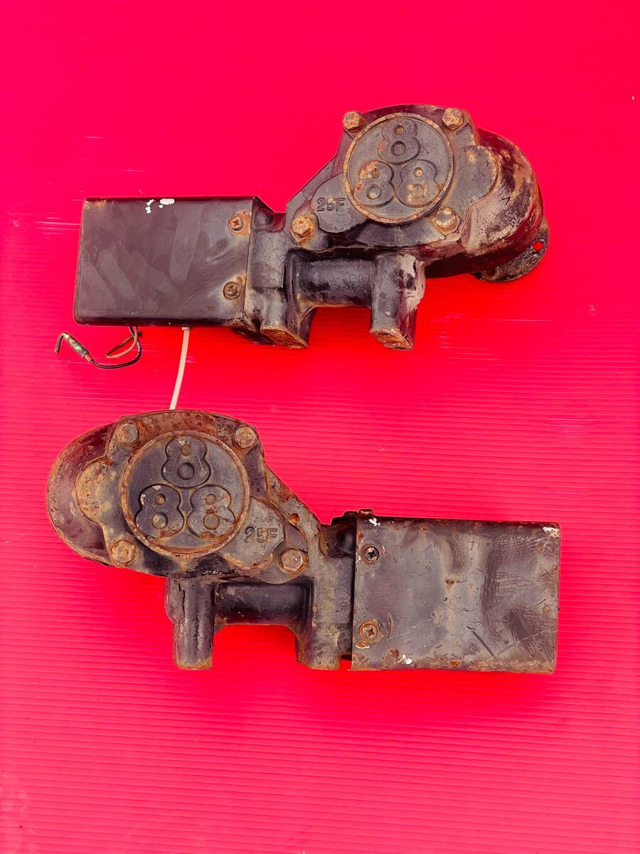 ダンプ コボレーンモーター 田村総業888 25-L 25-R 25F 25f 24V 開閉 減速機 田村 コボレーン セット 動作OK Rei4132拍卖