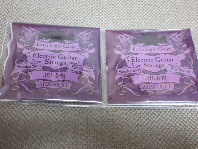 Aria Pro Ⅱ AGS-900XL Flat Wound フラットワウンド 2セットまとめて拍卖