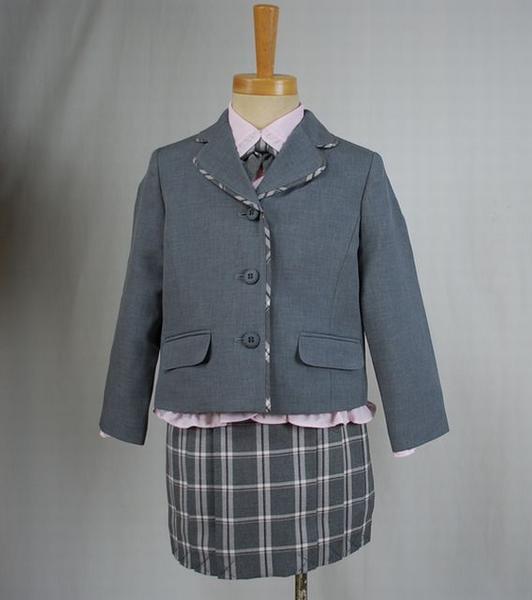 着回しコーデ 110 上質セレモニースーツ4点セット グレー×ピンク拍卖